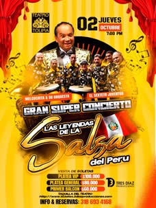 Gran Super Concierto Las Leyendas de la SALSA del Peru